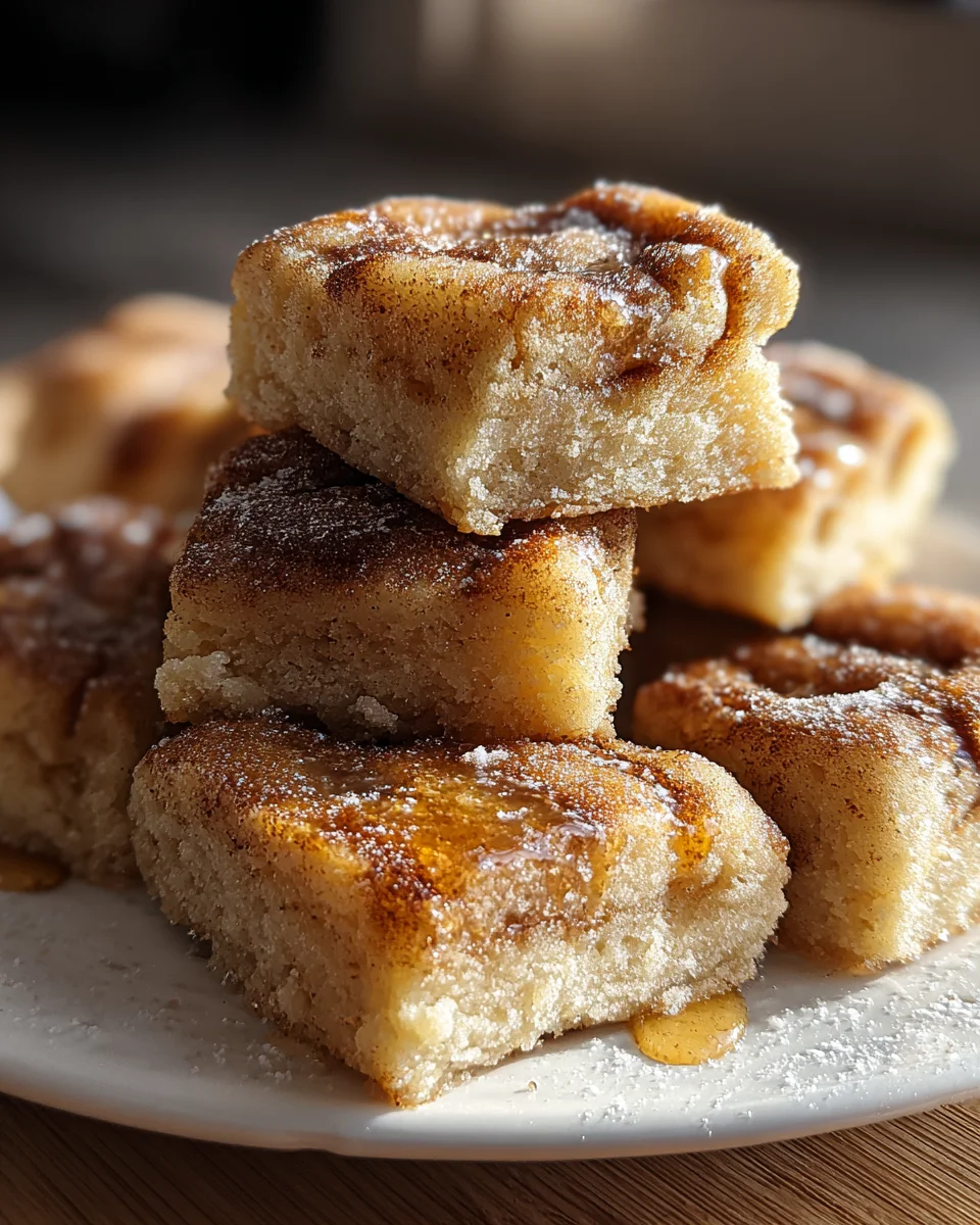 Cinnamon Sugar Blondies: Quick, Easy & Sweetly Spiced Perfection