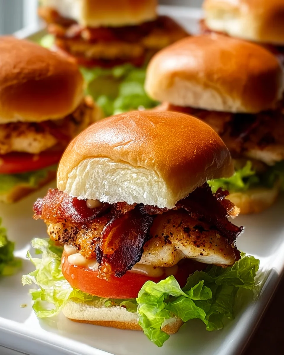 Honey Mustard BLT Chicken Sliders: Delicious & Easy!