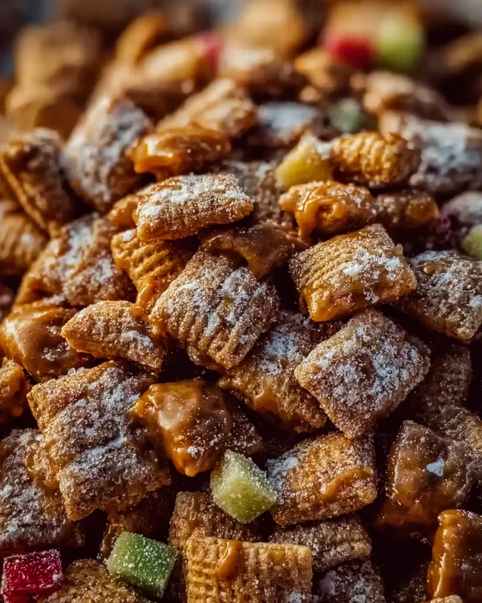 Crave-Worthy Caramel Apple Puppy Chow - Ultimate Snack