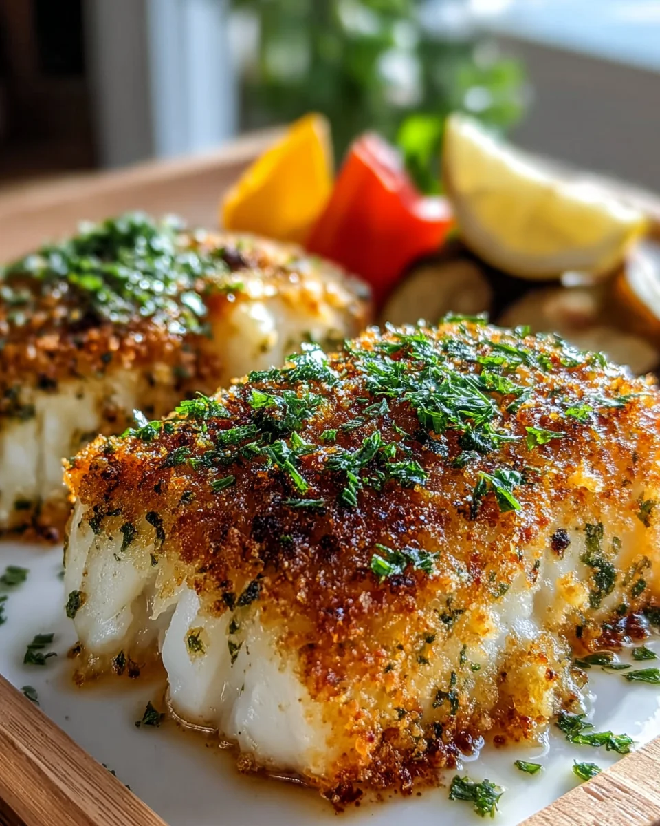 Make Crispy Air Fryer Parmesan Crusted Cod Tonight!
