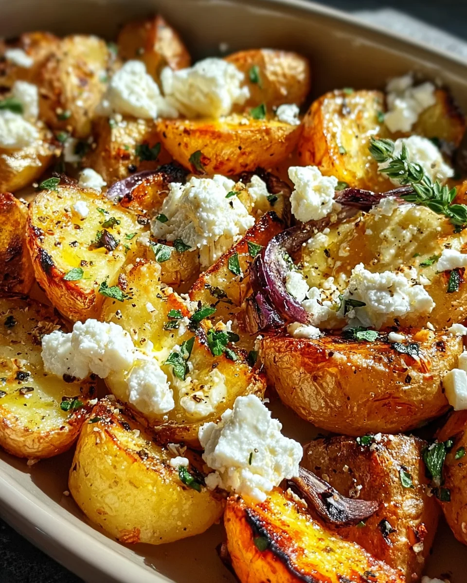 Healthy Baked Feta Potatoes: Easy & Delicious Recipe