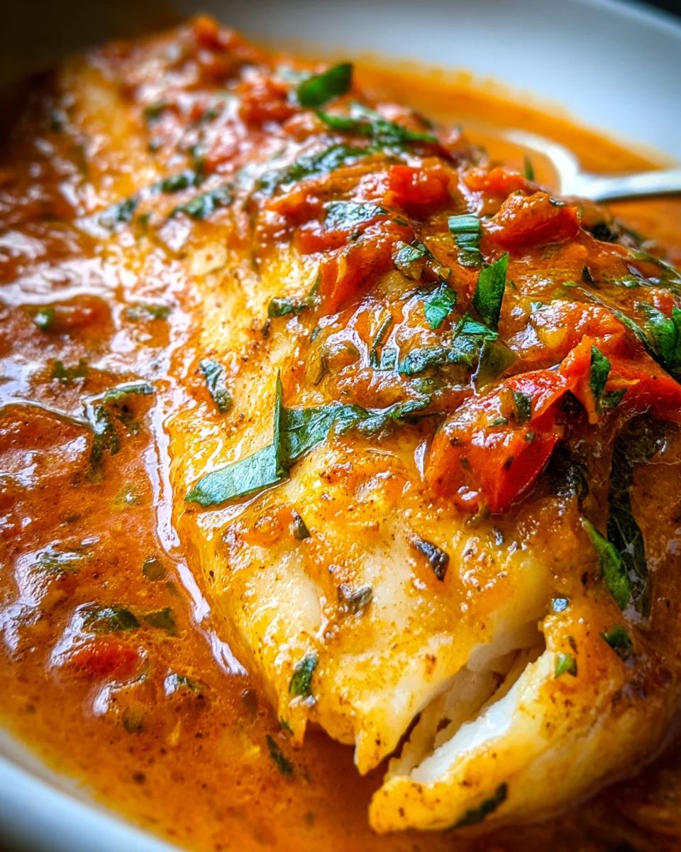 Savor Tilapia in Roasted Pepper Sauce: Flavor Delight!