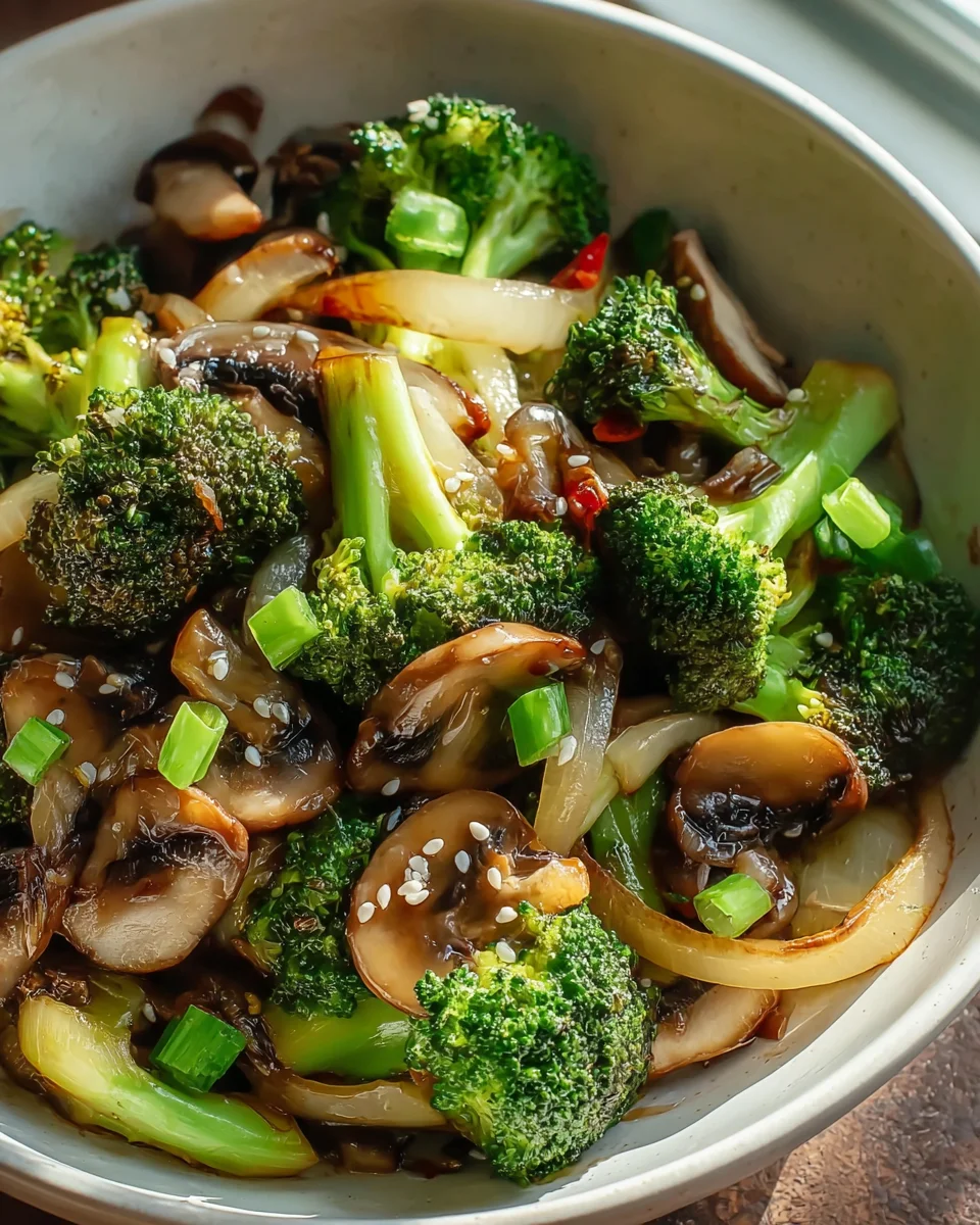 Amazing Broccoli & Mushroom Stir Fry Ultimate Recipe
