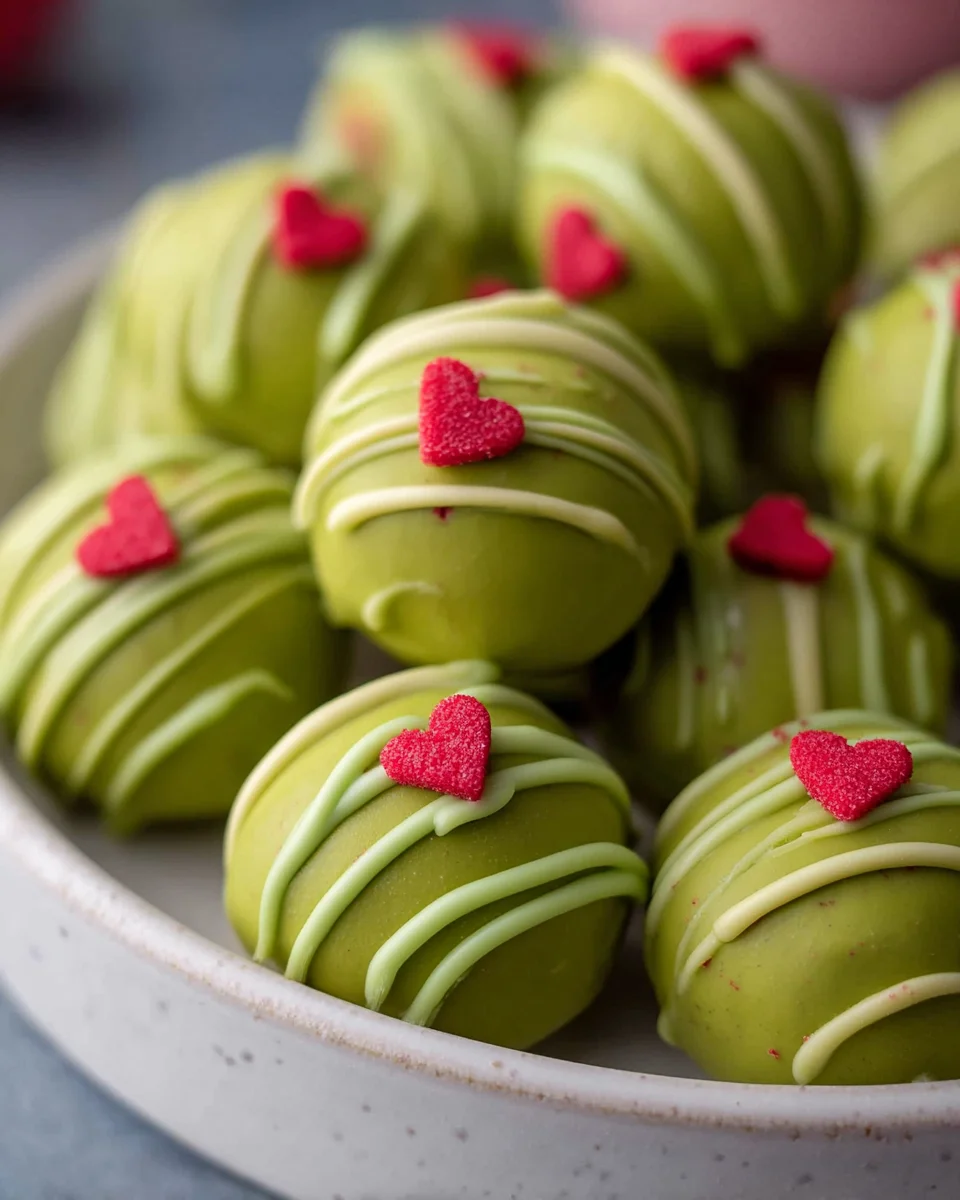 Grinch Oreo Truffles: Easy No-Bake Holiday Treat!