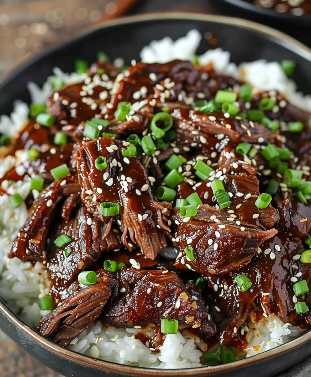 Easy Slow Cooker Korean Beef: Tender & Flavorful Recipe