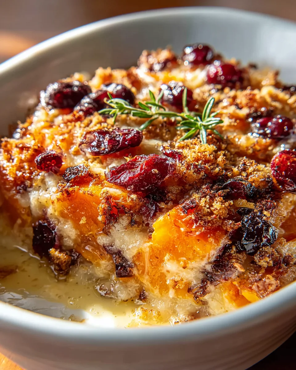 Sweet Potato Cranberry Gratin: Festive & Flavorful