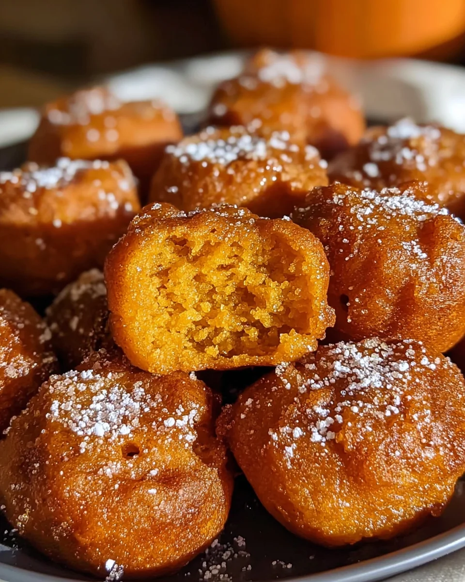 Baked Pumpkin Fritter Bites: Easy & Delicious Fall Treat!