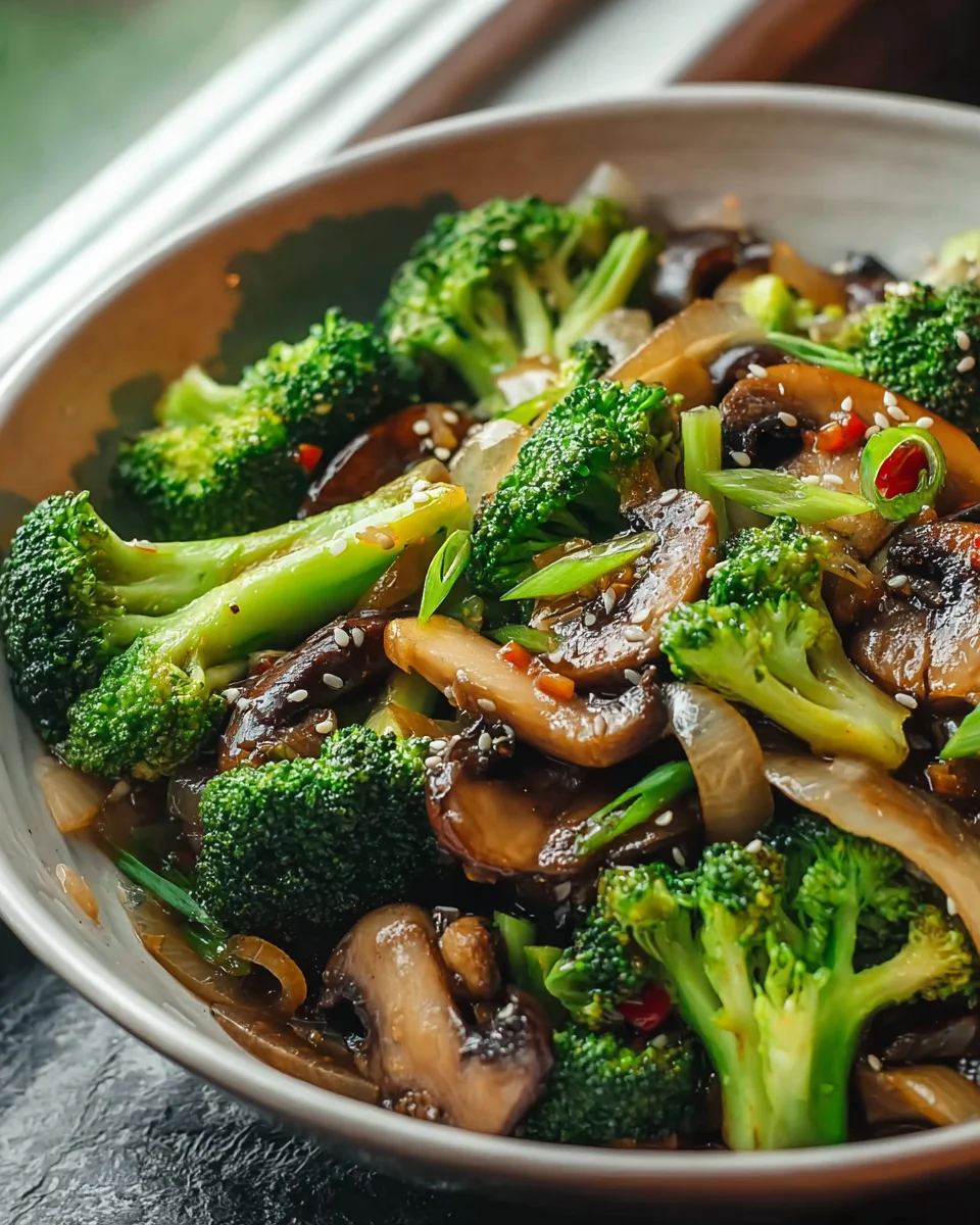 Amazing Broccoli & Mushroom Stir Fry Ultimate Recipe
