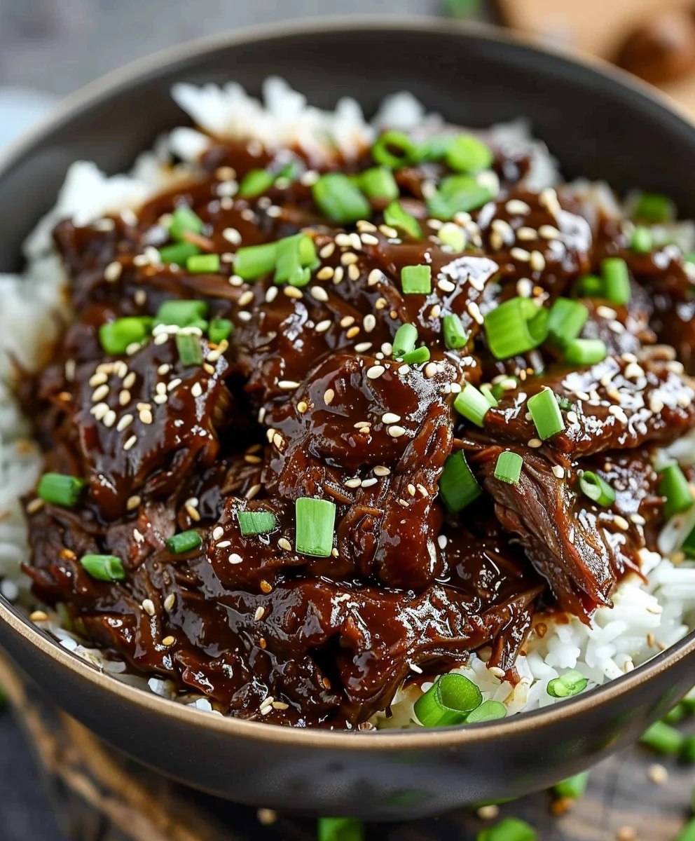 Easy Slow Cooker Korean Beef: Tender & Flavorful Recipe