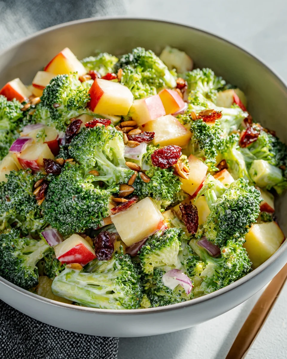 Refreshing Honeycrisp Apple Broccoli Salad Recipe