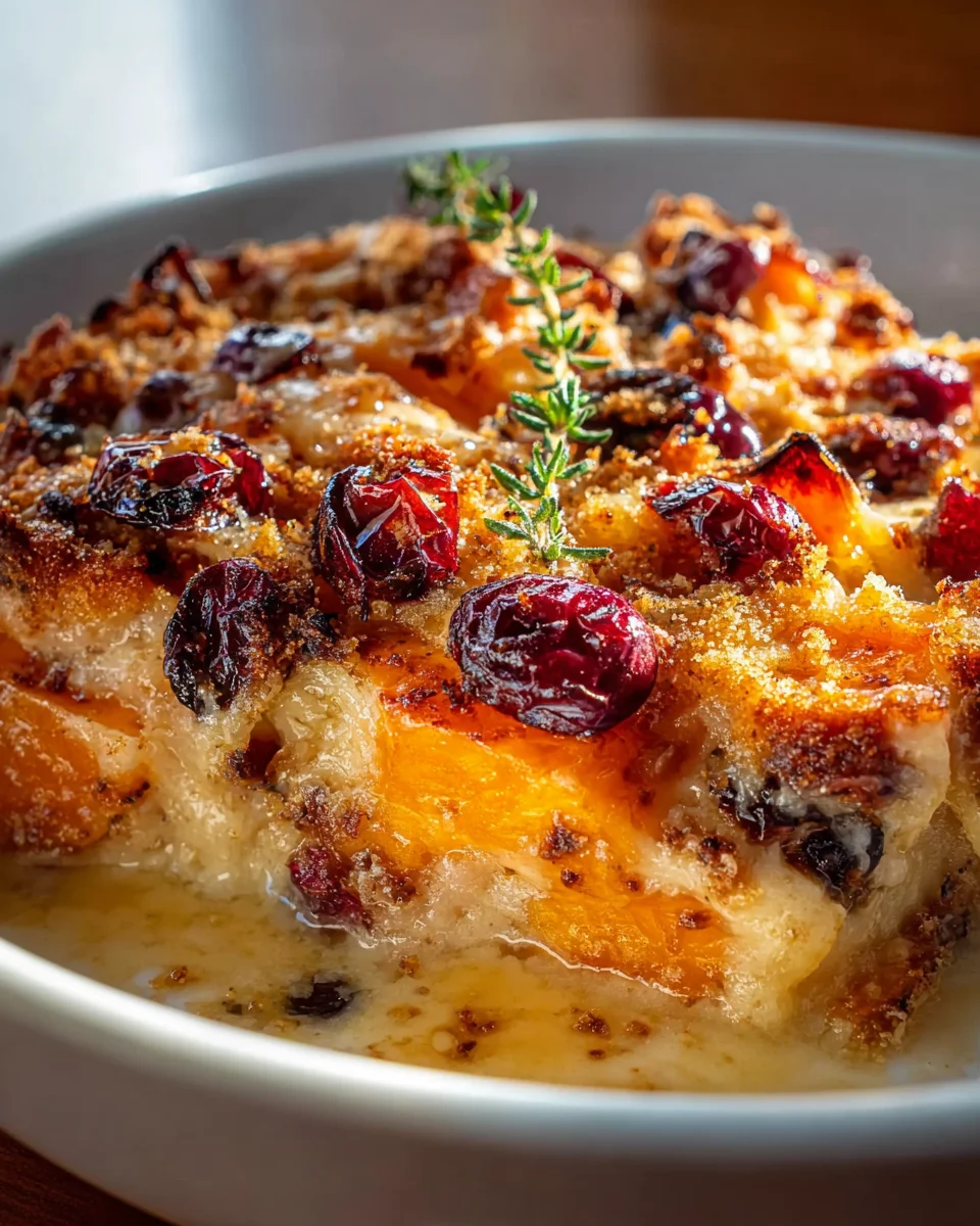 Sweet Potato Cranberry Gratin: Festive & Flavorful