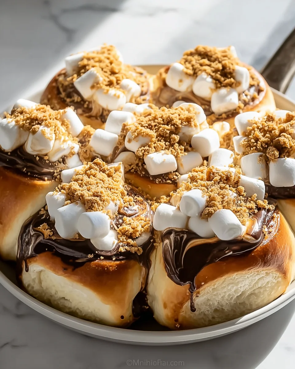 Warm S'mores Rolls Recipe: Gooey & Delicious Dessert!