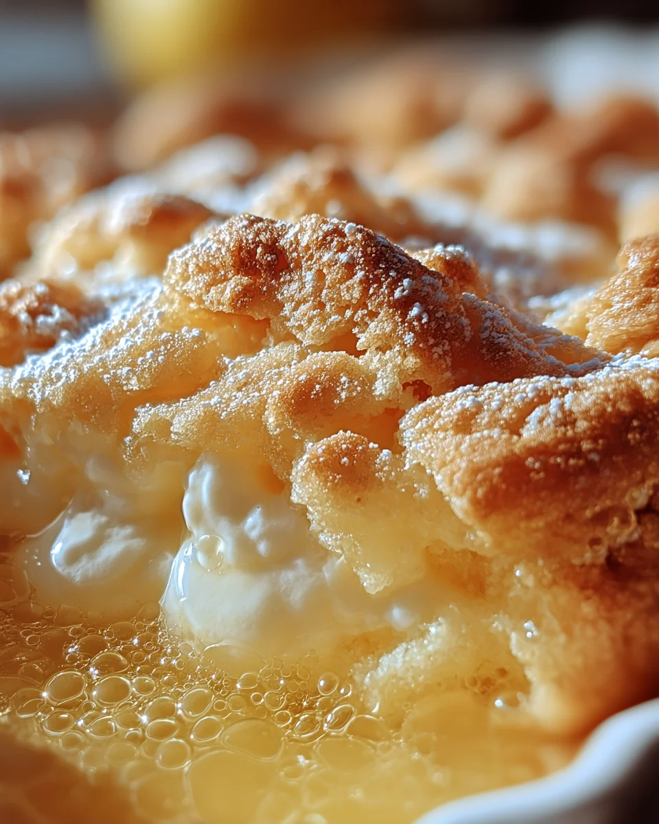 Magic Lemon Cobbler Delight: Your New Favorite Zesty Dessert