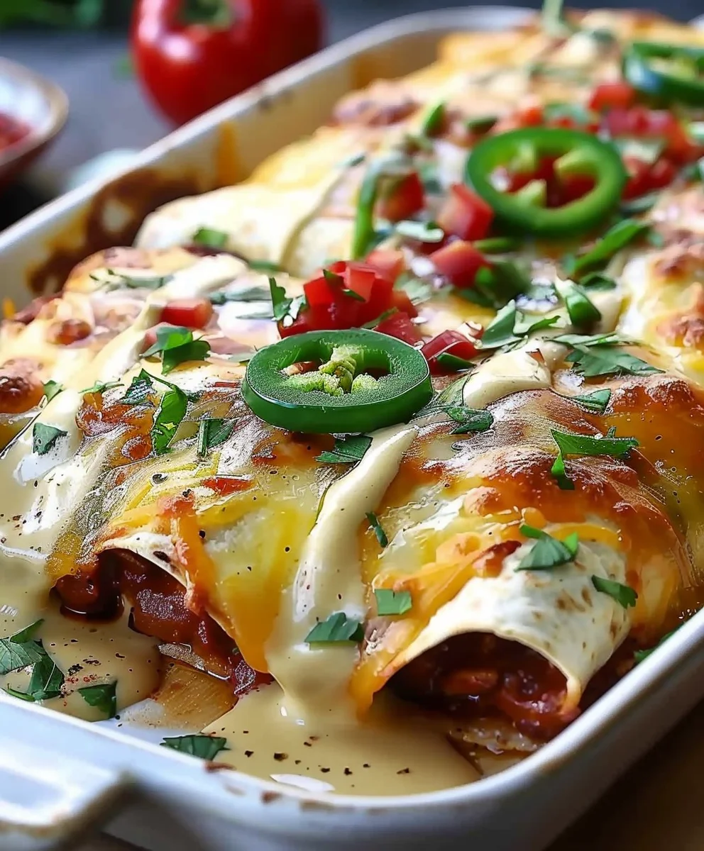 Jalapeño Popper Chicken Enchiladas: The Ultimate Cheesy Dish!