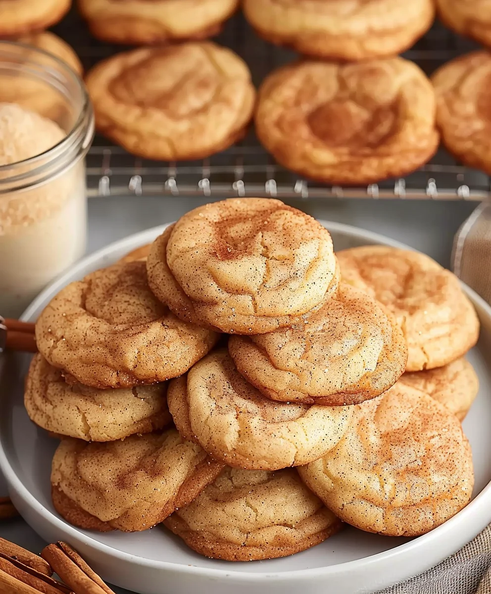 Amazing Apple Snickerdoodles: Cinnamon Sugar Cookie Perfection