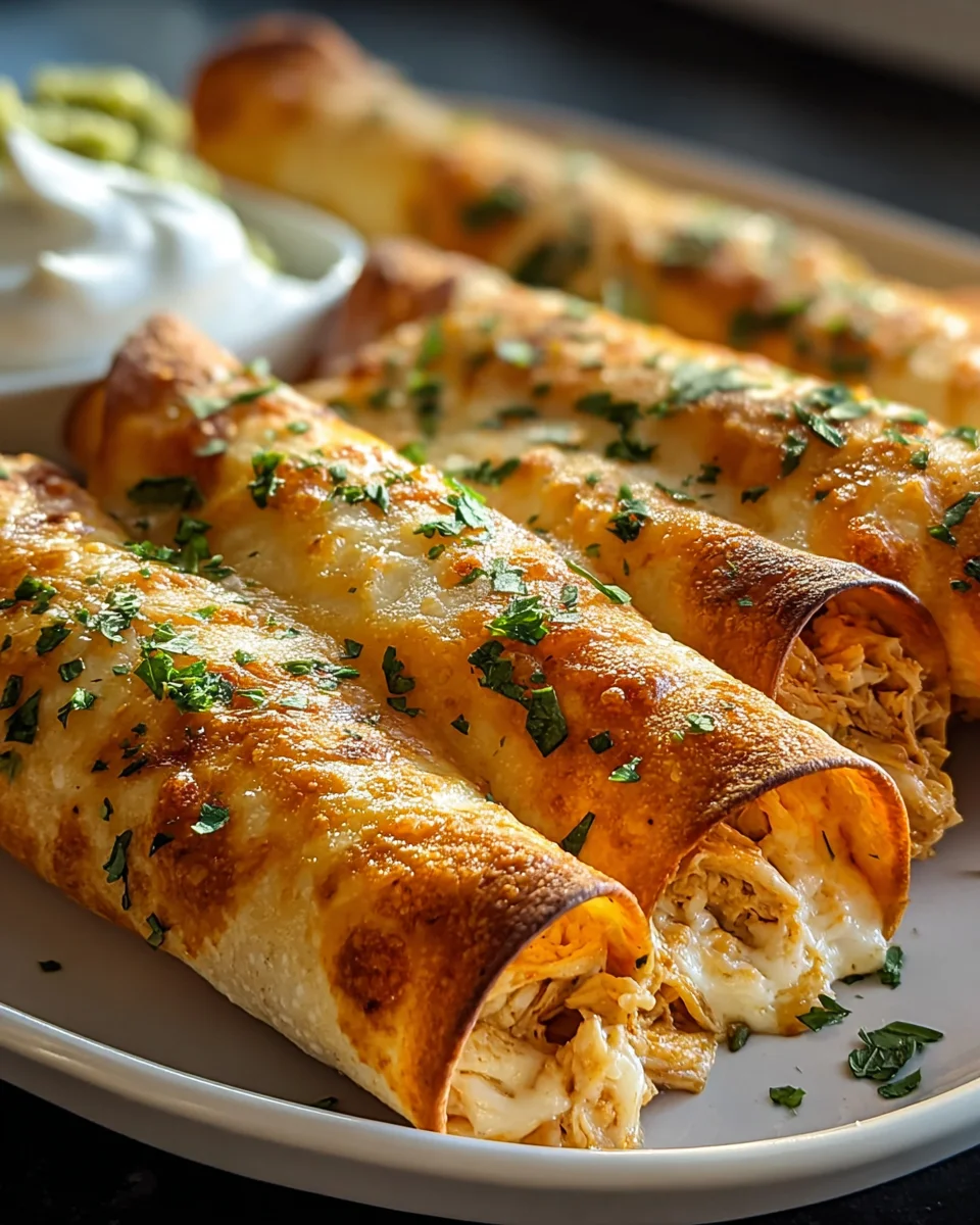 Crispy Chicken Taquitos: Quick, Easy, & Irresistible!