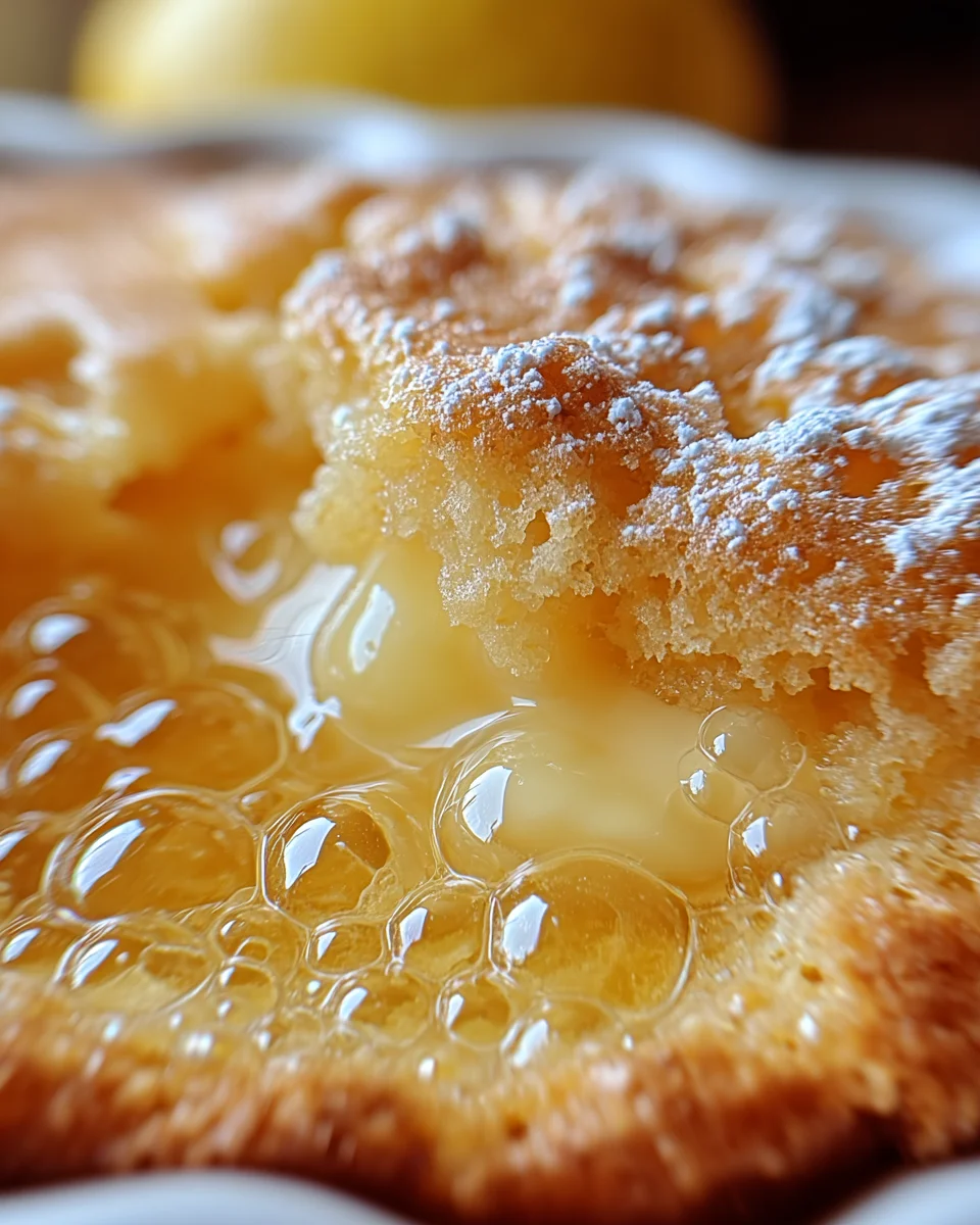 Magic Lemon Cobbler Delight: Your New Favorite Zesty Dessert