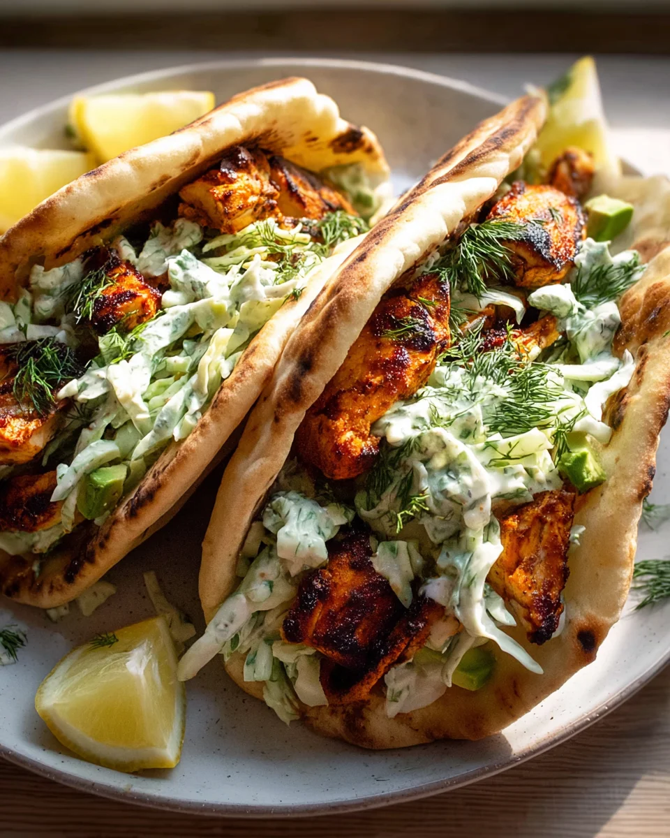 Sheet Pan Chicken Pitas with Herby Ranch: Easy Dinner!