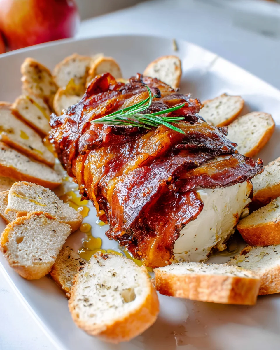 Million Dollar Beef Bacon Goat Cheese Appetizer Log Recipe