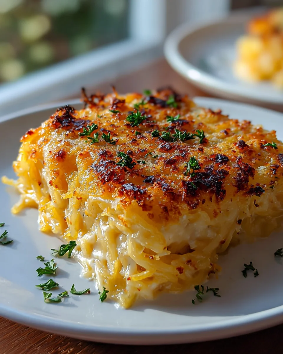 Spaghetti Squash Au Gratin: Healthy & Delicious Recipe