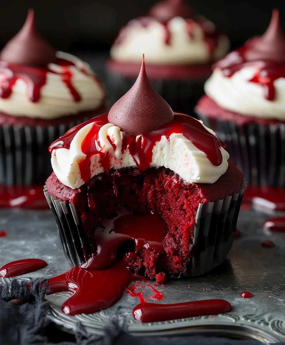 Vampire Bite Cupcakes: Frightfully Delicious Halloween Fun!