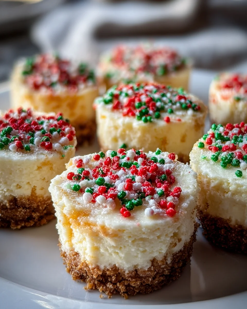 Delicious Mini Christmas Cheesecakes Recipe for Festive Treats