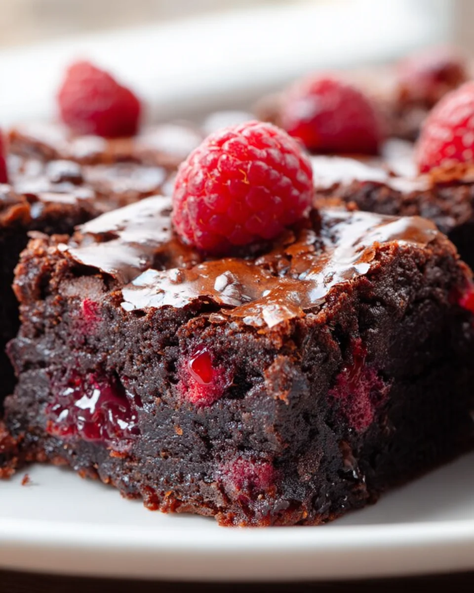Raspberry Brownies: The Ultimate Fudgy & Fruity Dessert!