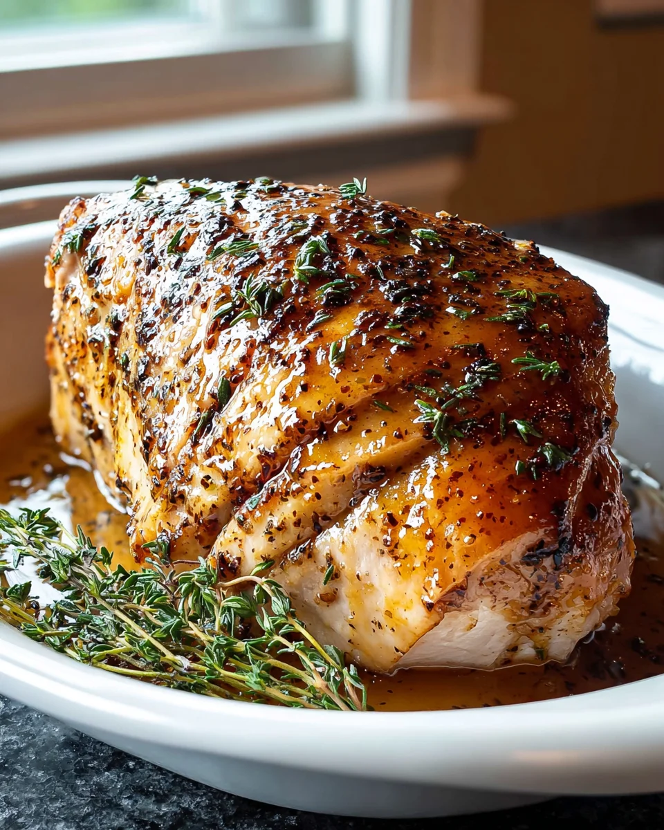 Easy Slow Cooker Amish Maple Turkey Breast Dinner