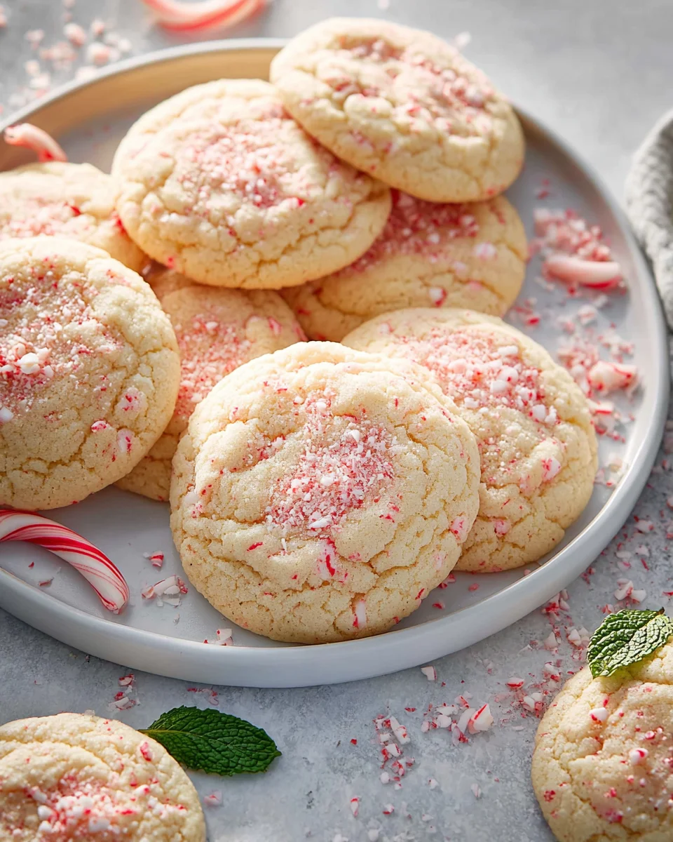 Delicious Peppermint Snickerdoodles for the Holidays!