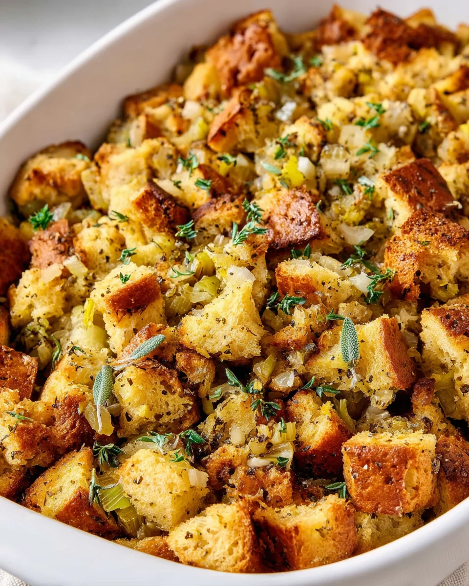 Delicious Homemade Stuffing Recipe for Perfect Holiday Meals