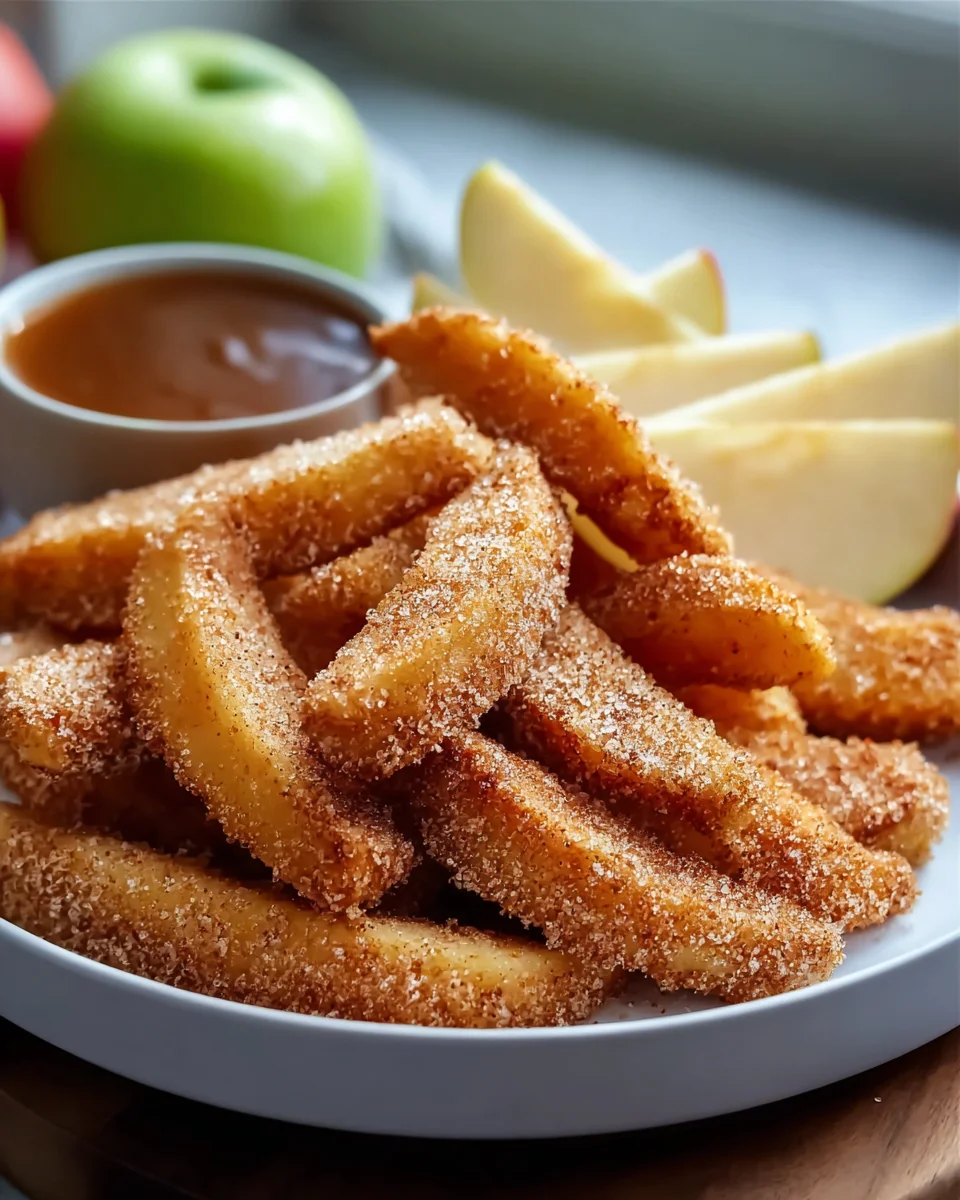 Get Crispy Air Fryer Apple Fries! Easy & Healthy Snack