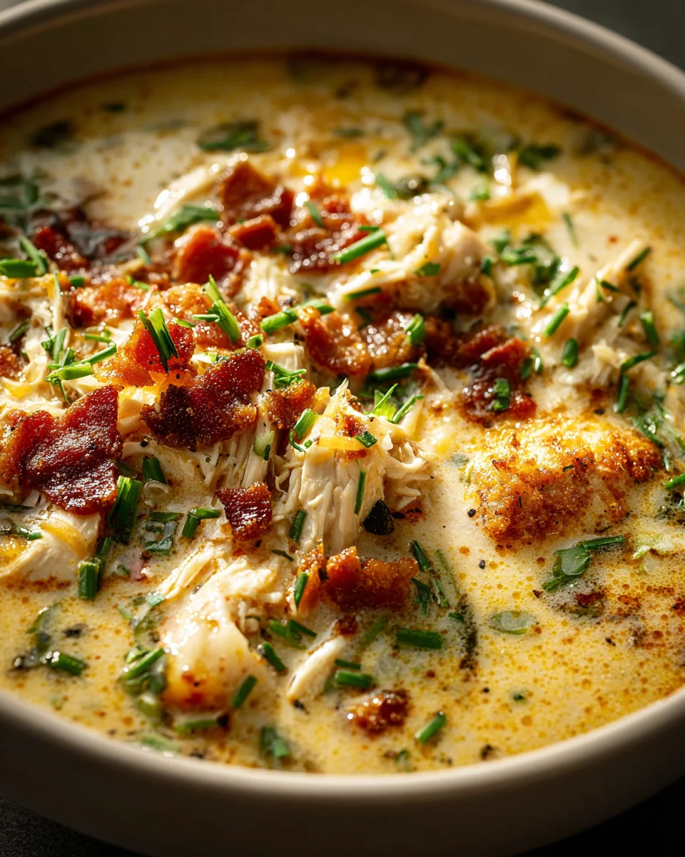 Easy Crack Chicken Soup: Cheesy, Creamy & Irresistible Comfort