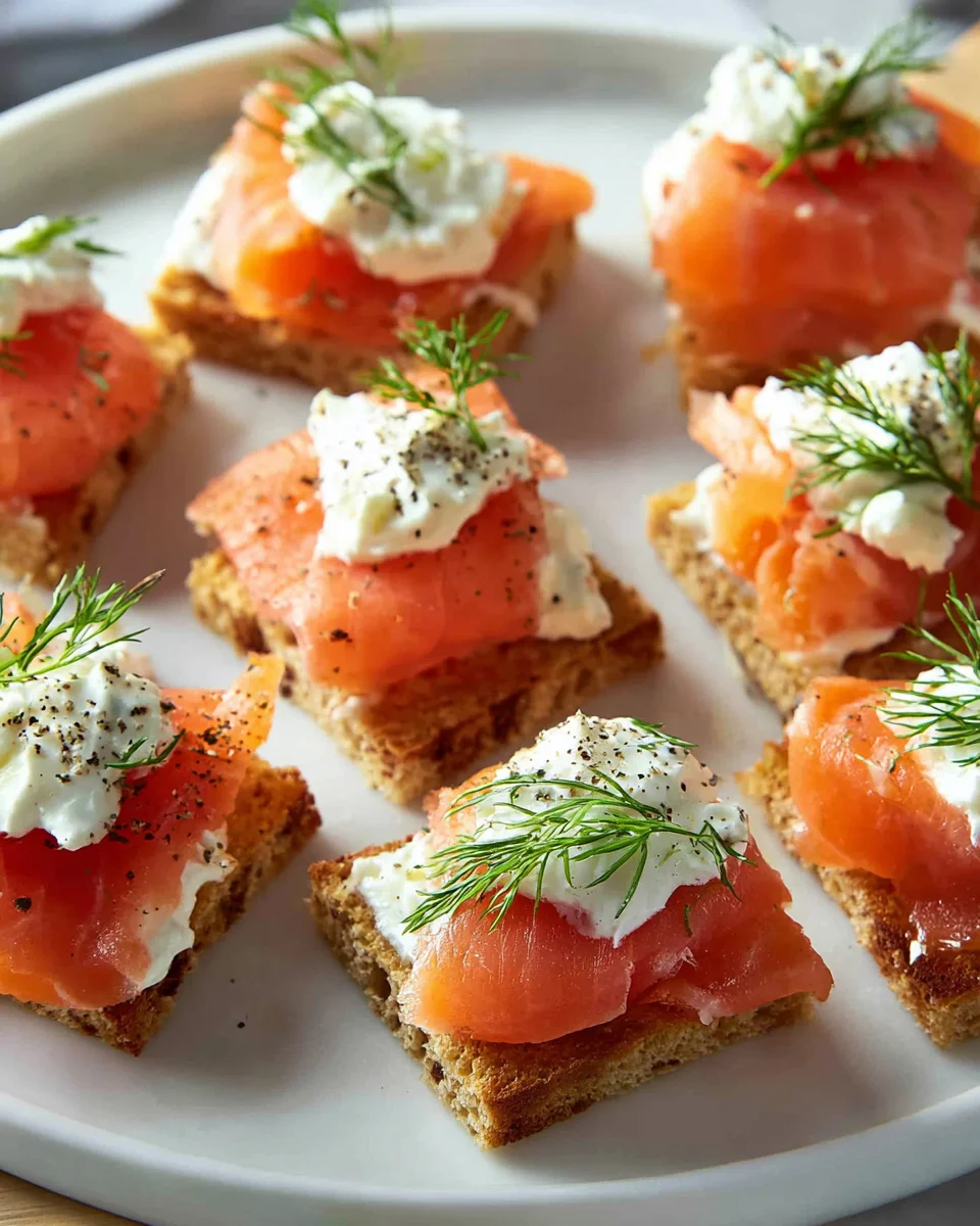 Delicious Smoked Salmon Canapes: Easy Appetizer Recipe!