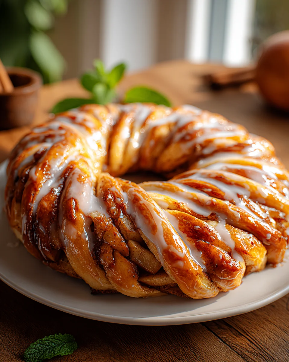 Delicious Apple Kringle with Vanilla Glaze Recipe to Savor