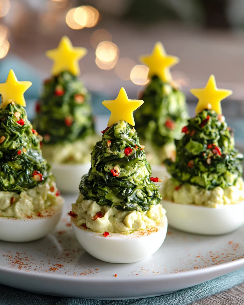 Make Deviled Egg Christmas Trees: Easy & Fun Holiday Bites