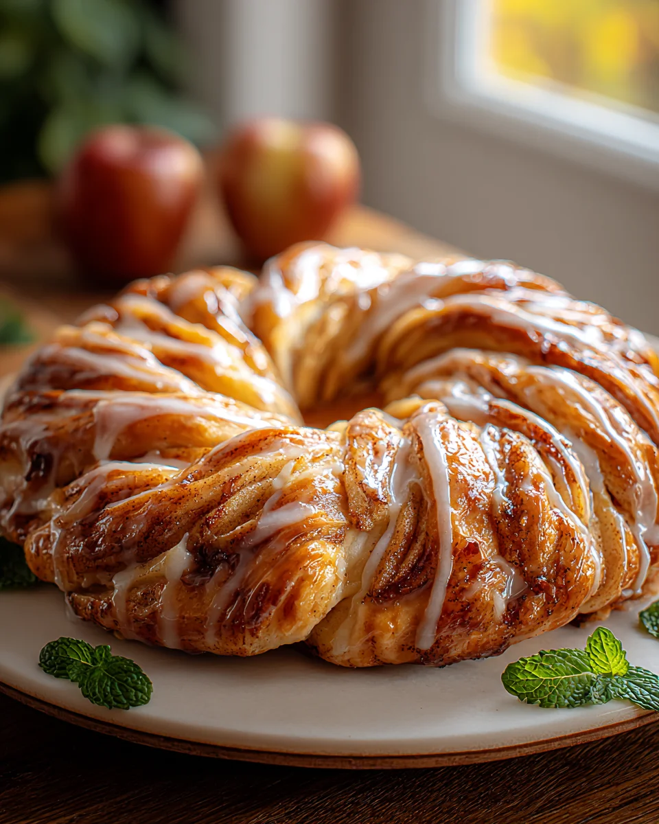 Delicious Apple Kringle with Vanilla Glaze Recipe to Savor