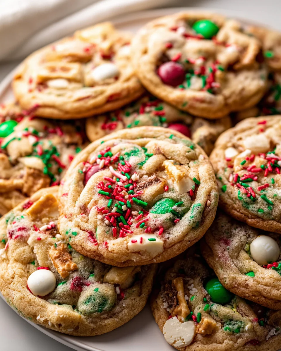 Delicious Christmas Kitchen Sink Cookies for Holiday Baking Fun