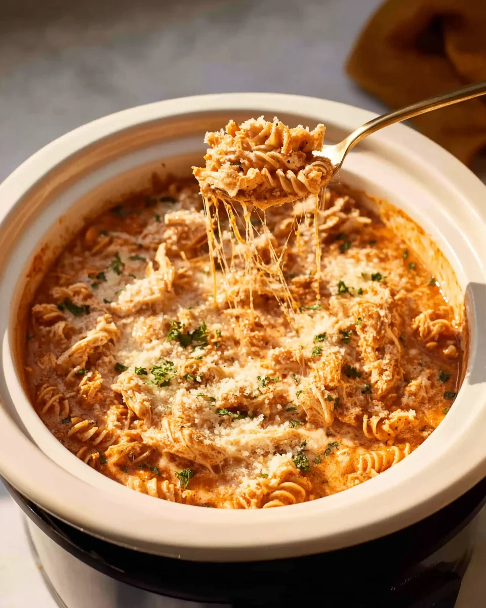 Best Crockpot Chicken Parmesan Soup | Simple Comfort Food