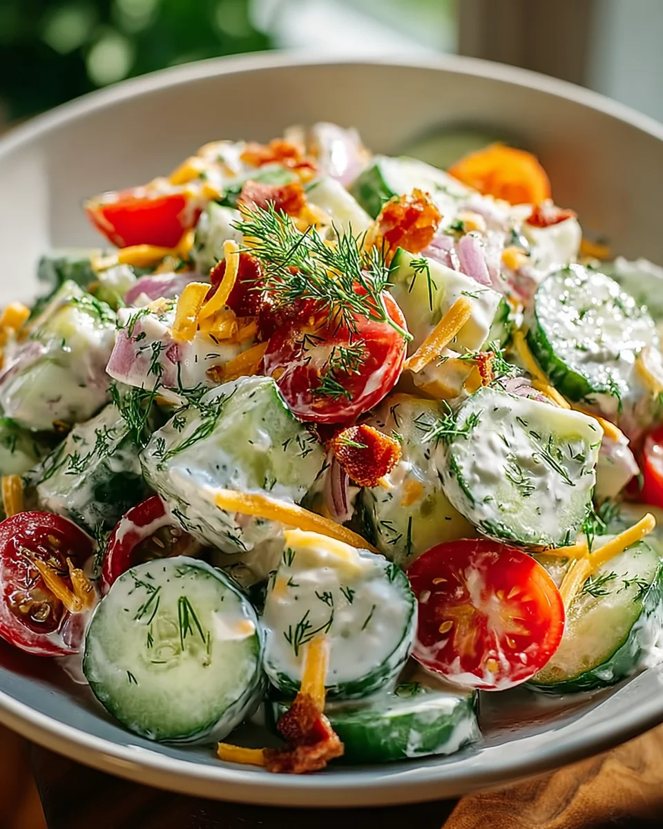 Ultimate Cucumber Ranch Crack Salad: So Fresh & Addictive!