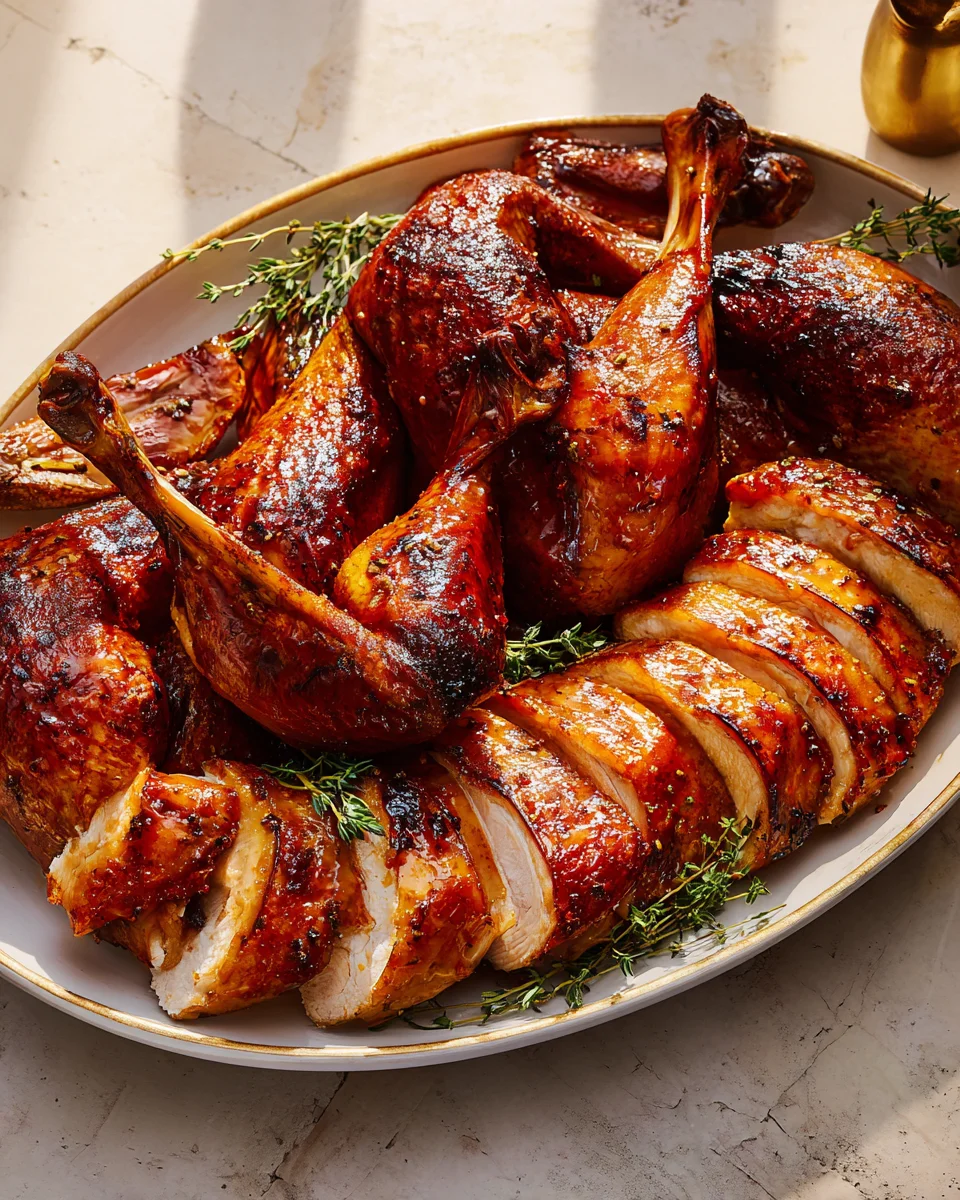 Delicious Maple Butter Glazed Turkey Recipe for Holidays