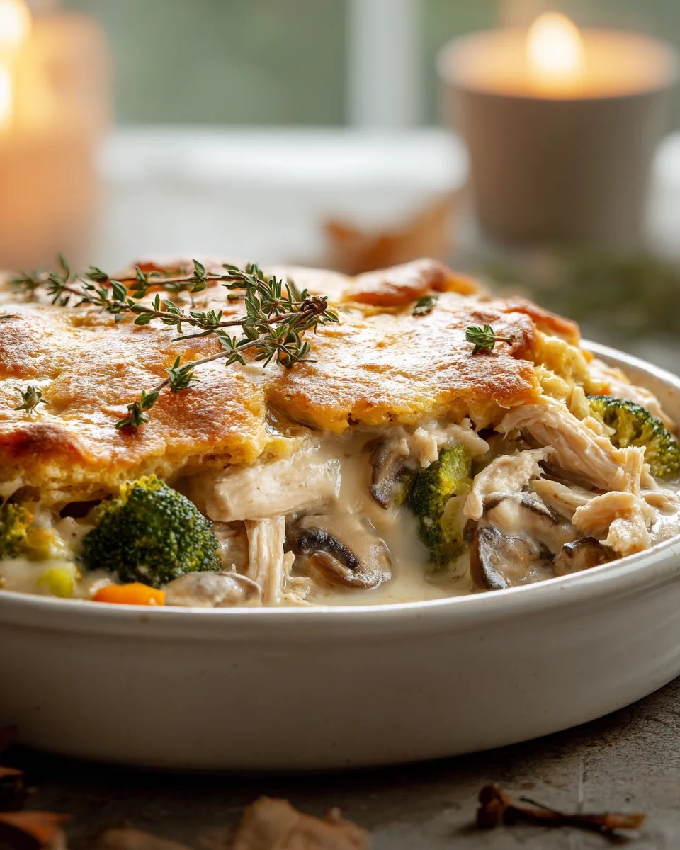 Delicious Keto Chicken Pot Pie Casserole Recipe for Dinner