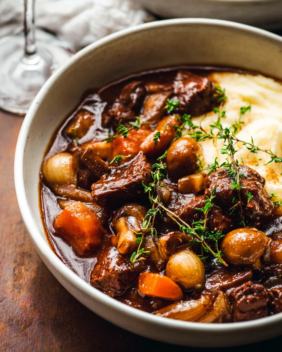 Classic Beef Bourguignon: A Hearty French Delight Recipe