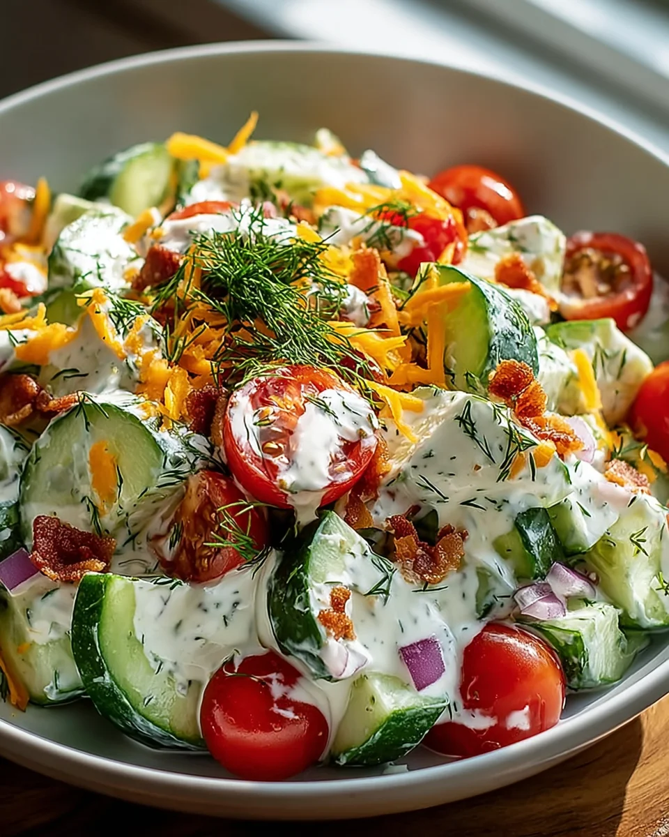 Ultimate Cucumber Ranch Crack Salad: So Fresh & Addictive!