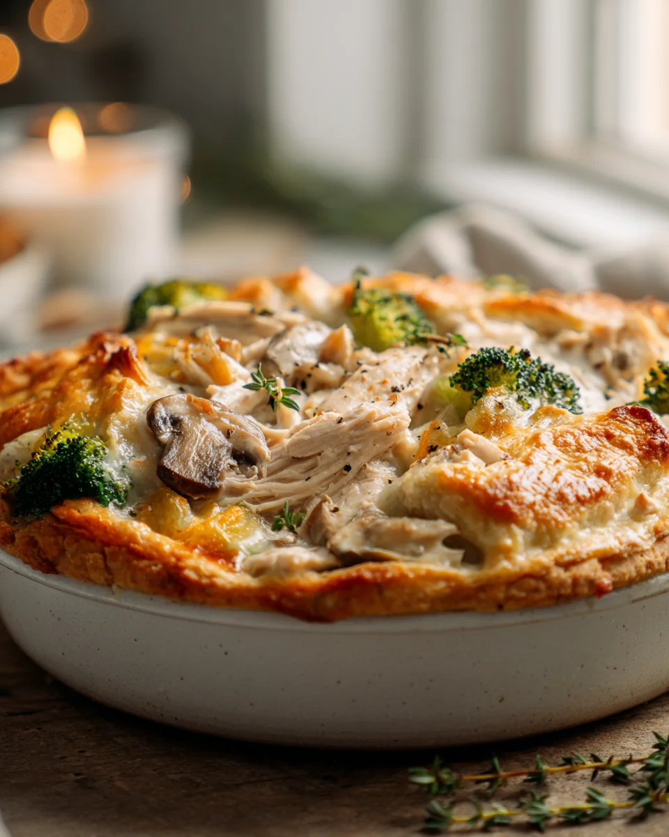 Delicious Keto Chicken Pot Pie Casserole Recipe for Dinner