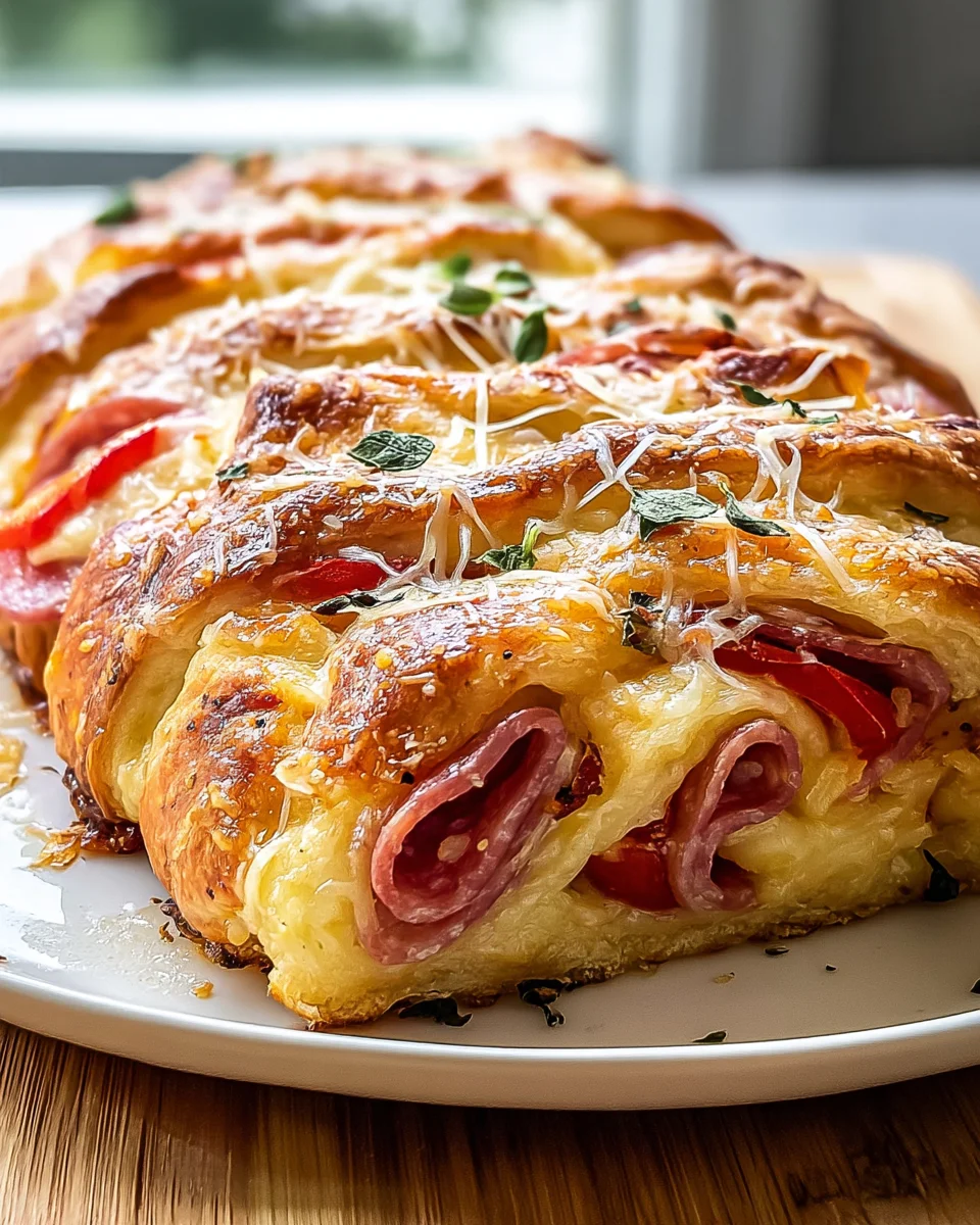 Delicious Italian Crescent Roll Sandwich Bake Recipe to Try!
