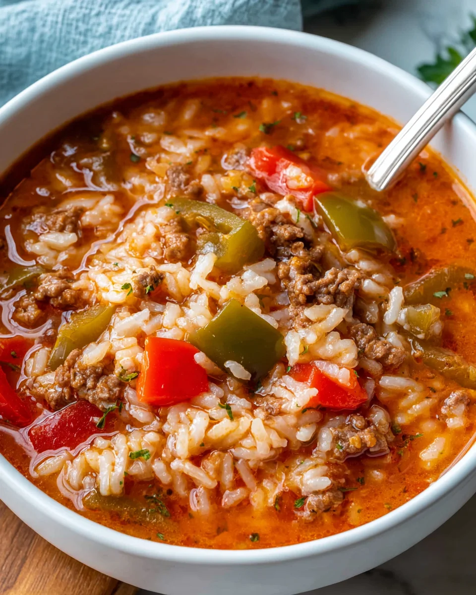 Delicious Crock Pot Stuffed Pepper Soup Recipe to Savor