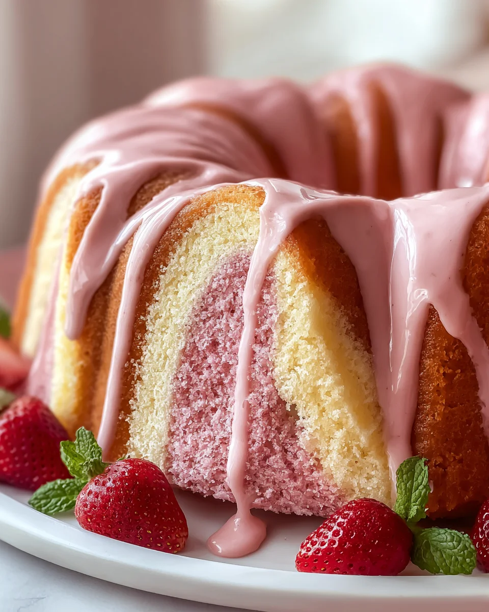 Delicious Strawberry Milkshake Pound Cake Recipe to Try Now!