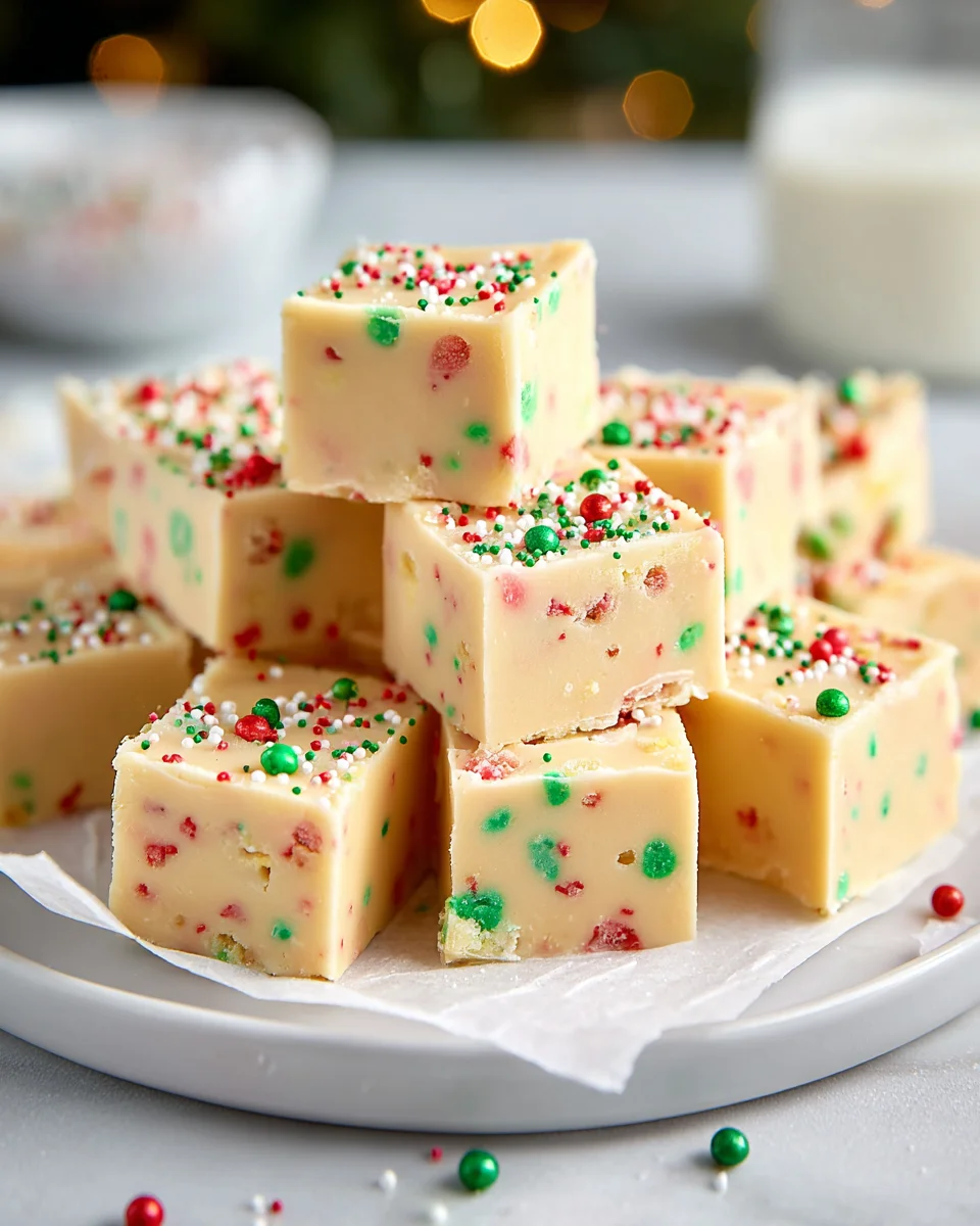 Delicious Easy Sugar Cookie Christmas Fudge Recipe to Try!