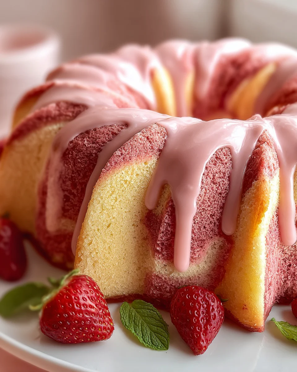Delicious Strawberry Milkshake Pound Cake Recipe to Try Now!