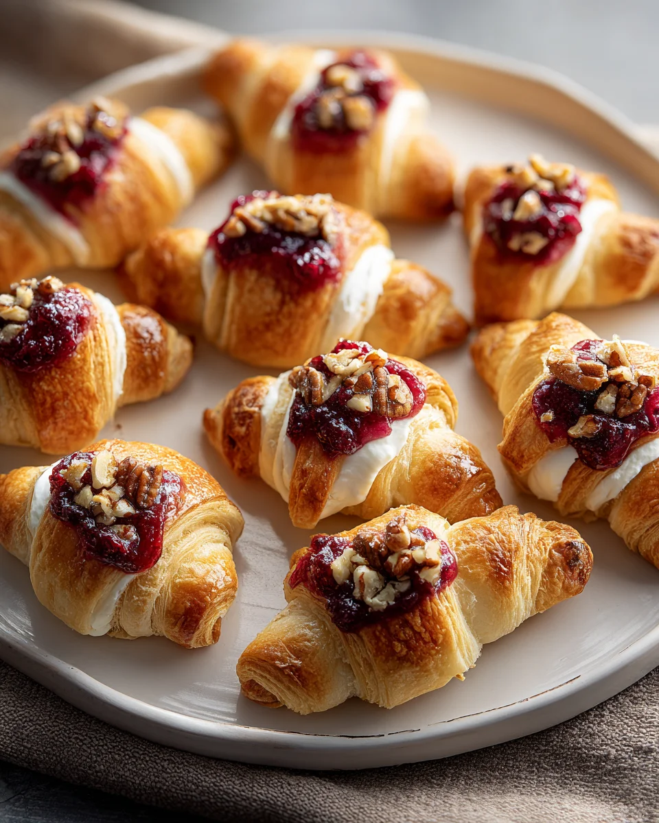 Delicious Cranberry Cream Cheese Crescent Bites Recipe